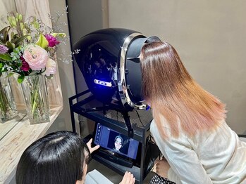 整顔院 武蔵小杉店/解析マシンによるAI肌質診断