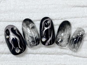 ハニービービー(Honey Bee Bee)/ブラックタイダイ柄