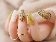 ヴァンネイル(VINGT NAIL nail&eye beauty)/秋のツイードネイル