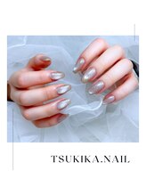 ツキカドットネイル(tsukika.nail)/水光×フラッシュ