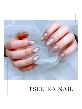 ツキカドットネイル(TSUKIKA.NAIL)/水光×フラッシュ