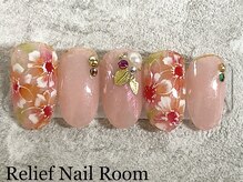 リリーフネイルルーム(RELiEF NAiL ROOM)の雰囲気（最新のデザインジェルも豊富です♪）