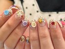ドットカラフルネイル【tama】
