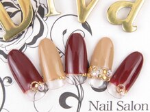 ネイルサロン ディーバ ギンザ(Nail salon Diva GINZA)/秋冬 逆フレンチ 8500