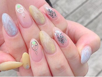 ニュアンス夏ネイル/パラジェル