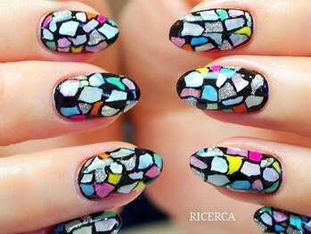 リチェルカ(RICERCA)/ステンドグラスネイル