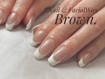 ブラウン(Brown.)/フラッシュフレンチ