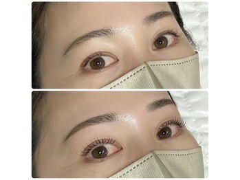 ピュア(pur.)/美眉wax間引き付き まつ毛パーマ