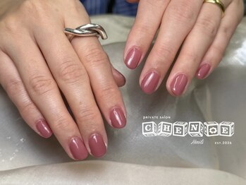 シェノエ ネイルズ(Chenoe Nails)/ちゅるんワンカラーネイル