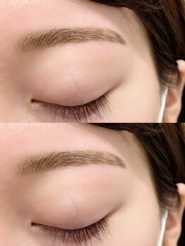 アコテアット ネイル アイ(acote @)/アイブロウWAX ¥4400~