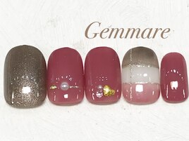 マグネットチェックネイル