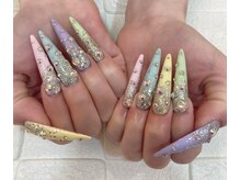 エスフィーネイルサロン ブリーユ(Esfy nailsalon Brille)/パステルキラキラネイル