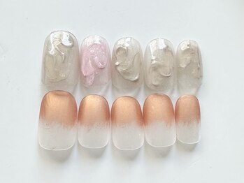 ユノ フィオーレ(Juno fiore)/ちぐはぐアートネイル