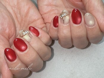 ミリ ミリ(mili mili)/クリスマスネイル