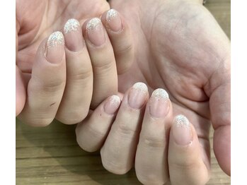 新人ネイリストラメグラデ