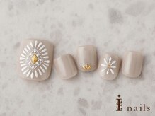 アイネイルズ 横浜EAST店(I-nails)/エスニックアートフットネイル