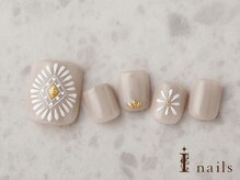 アイネイルズ 横浜EAST店(I-nails)/手描きエスニックアートフット