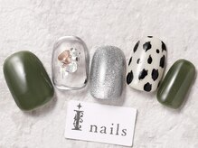 アイネイルズ 渋谷店(I nails)/ダルメシアンカーキ¥9480[渋谷]
