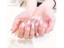 ホワイトグラデーション大人上品