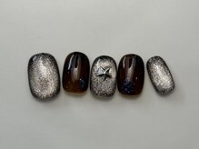 ネイルメゾン 天神店(NAIL MAISON)/マグブラウンスターラメ¥7000