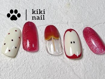 キキネイル 溝の口(kikinail)/夏デザイン/りんごネイル