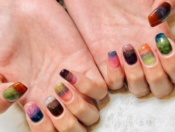 コフレ ア ビジュー 恵比寿 代官山(Coffret a bijoux)の写真/《恵比寿/代官山エリアの手描きで人気のサロン》こだわりアートならココ★繊細な柄/可愛いイラストも!