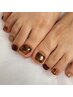 【フット】足元からお洒落に♪フットネイル ¥6,000～