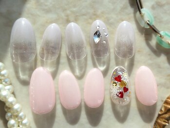プラスネイル 池袋西口店(PLUS NAIL)の写真/シンプル系オフィスネイルならお任せ下さい!上品なデザインが充実♪ハンド上品ア-ト5489円~【池袋西口店】