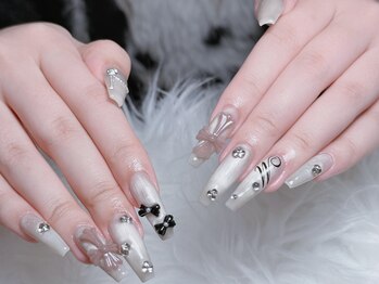 マグ&クロスモールドネイル