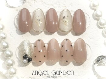 エンジェルガーデン 青山店(Angelgarden)/ベージュブラウンデザイン