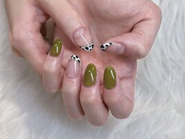 牛柄フレンチの定額デザイン◎