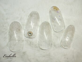 アンベリール 横浜店(Embellir)/（396）雪の結晶ネイル