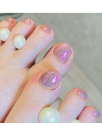フットネイル　足裏ケア付き