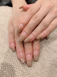 デザインフレンチネイル