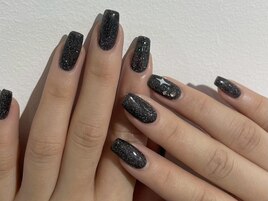 ブラッククラッシュネイル