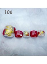 はあとねいる 大和店/フットネイル：No.106