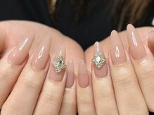 ウサギネイル 新大久保店(usagi nail)/ピンクネイル