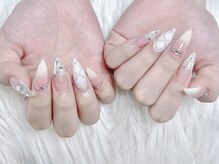 アキコネイルサロン(Akikoネイルサロン)/10本長さだし＋持ち込みデザイン