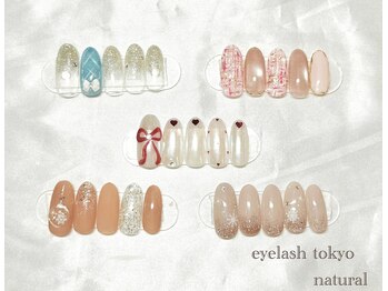 ネイルアンドまつげエクステ専門店 ナチュラル/2025年12月定額デザイン