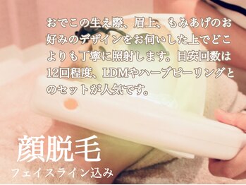 チップ(chip)/【顔脱毛】