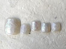 アイネイルズ 梅田店(I nails)/水彩アートぷっくり¥8200