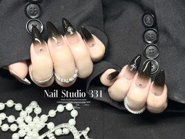 黒グラデーション☆クロムハーツ