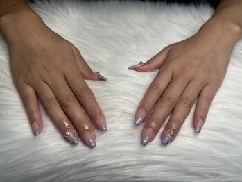 リンダ(Linda)/紫グラデーション＋ストーン