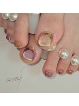 キュアネイル(Qa Nail)/マグネット×フラッシュラメ
