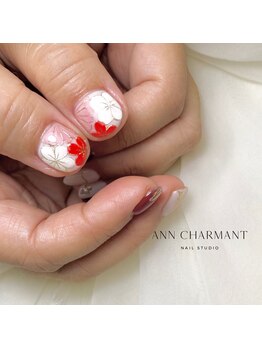 アンシャルマンネイルスタジオ(Ann charmant nail studio)/セレクトデザインコース¥6,800~