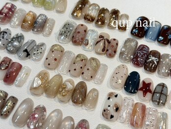 クプ アイラッシュプラス(qup)の写真/手描きアートやトレンドデザインで指先を彩る♪持ち込み◎やり放題やqupnailオリジナル定額デザインも充実