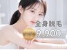 【平日限定】全身脱毛（顔・VIO込）