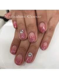 ラメ グラデーション