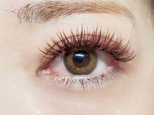 《 dark　×　cocoa　×　pink 》　カラーエクステ