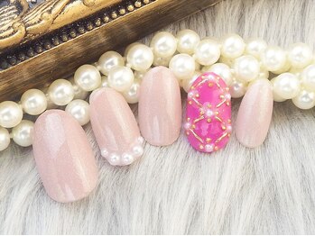 ネイルズガッシュ 大森駅前店(NAILs GUSH)/*ガーリーチェック*